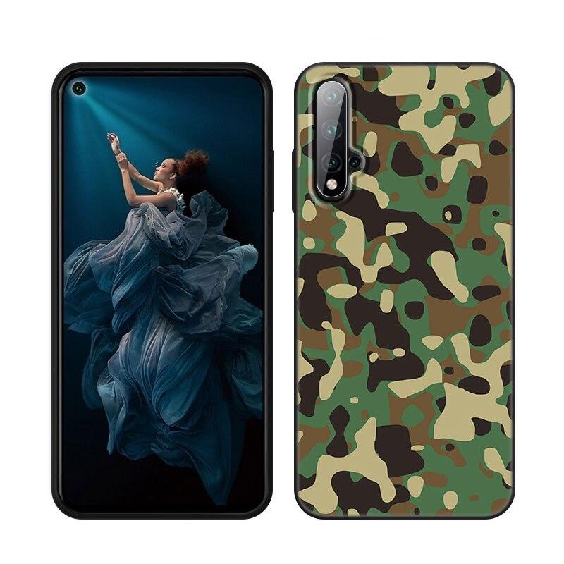 

Камуфляжный военный камуфляжный чехол для телефона для Huawei Honor 60 50 Mate 40 30 20 10 Lite Nova 9 8 Pro 7 SE Y60 30S 8i 7i 5T Premium Huawei Mate 40 Pro