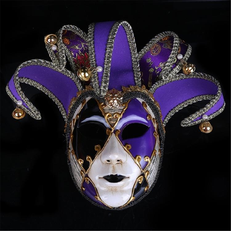 Masquerade Mask Halloween Cosplay Eyemask Masquerade Full Face Mask for Halloween Costume Masquerade Party Proms