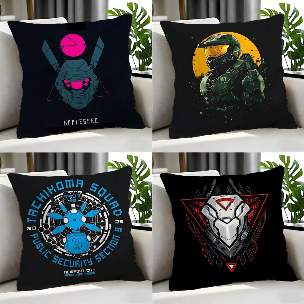 Movie AAPPLESEED Cushion Cover Cushion Cover Set Pcs x x x Pillowcase Decorative Sofa Home Decor