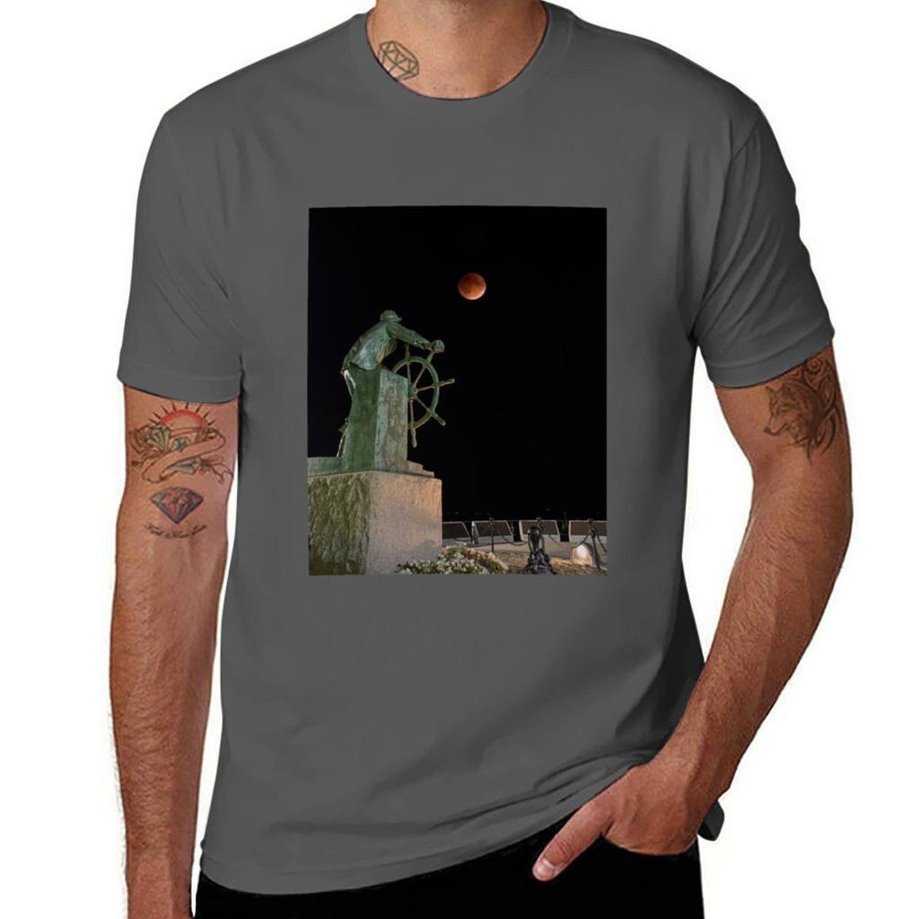 Lunar Eclipse At The Fisherunisexs Memorial Tshirt Unisex T Shirts High Quality Luxury Brand Tshirt