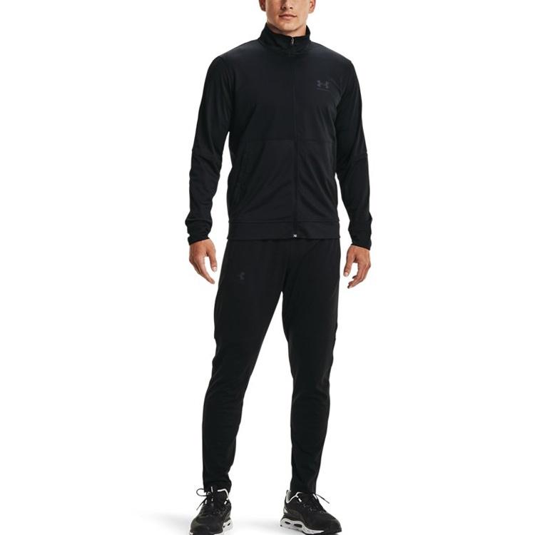 Under Armour Pique Track Jacket 'Black' Men's 1366202-001