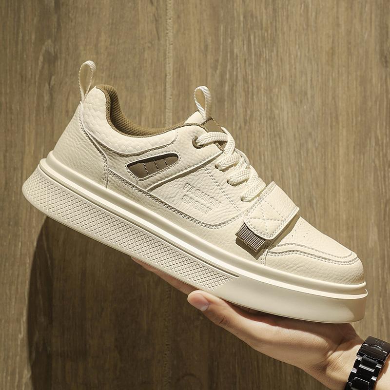 Fashion New Arrival Leather Casual Shoes Fashion Walking Mens Sneakers High Quality Male Sneakers Versatile Skateboard Footwear Trainers