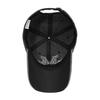 Retro Washed Denim Baseball Cap with Letter M Embroidery Unisex Vintage Snapback for Outdoor Sun Protection