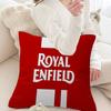 R-ROYALS E-ENFIELDS Logo Maple Design Cushion Cover Happy Autumn Harvest decor Holiday Decorati Pillow Cover