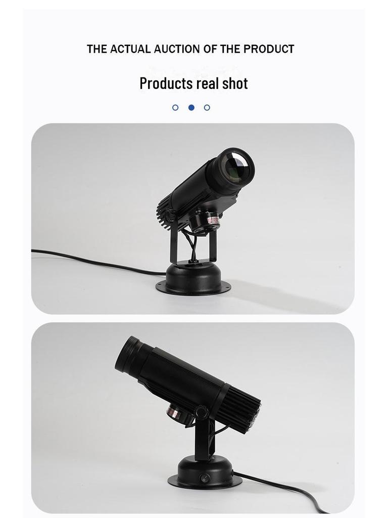 Wasserdichte Outdoor-LED-Projektionslampe für Schaufensterlogos