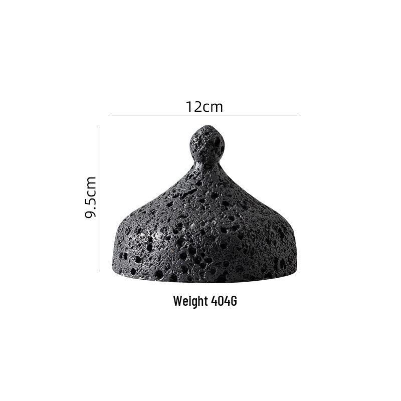 Specialty Meteorite Ball Plate - Japanese Style Creative Tableware with Dry Ice Effect