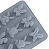 1pc Easter Egg Bunny Ear Shape Easter Silicone Cake Mold Cake Decoration Candy Chocolate Mold Easter Baking Cake Mold