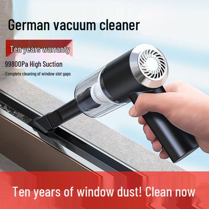 High Suction Handheld Wireless Vacuum Cleaner for Home and Car - Versatile for Carpets, Windows, and Crevices