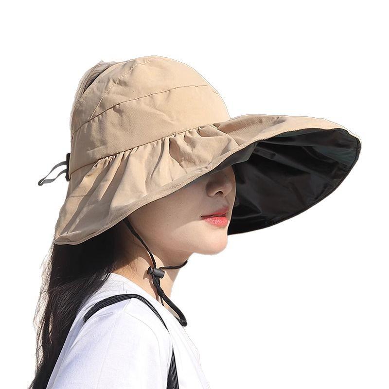 Korean Style Women's UV Protection Sun Hat with Wide Brim
