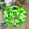 1pc Number 7 Soccer1 Carpet, Round Rug, Comfortable, Suitable for Entryways, Living Rooms, Office, And Bedrooms, Christmas Decoration