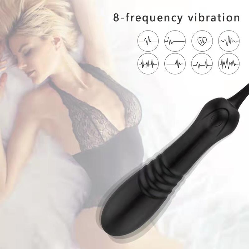 Vaginal Telescopic Vibrator Wireless Clitoral G Spot Stimulator Vibrating Egg Dildo Masturbation Sex Toy For Women