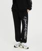 HDEX Women'S Lettering Wide Jogger Pants (Black)