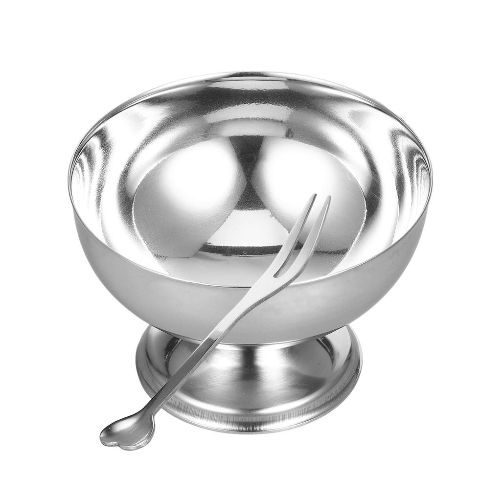 Stainless Steel Dessert Cup Snack Bowl Salad Displaying Decorate Mixing Ice Cream Household Tableware Candy