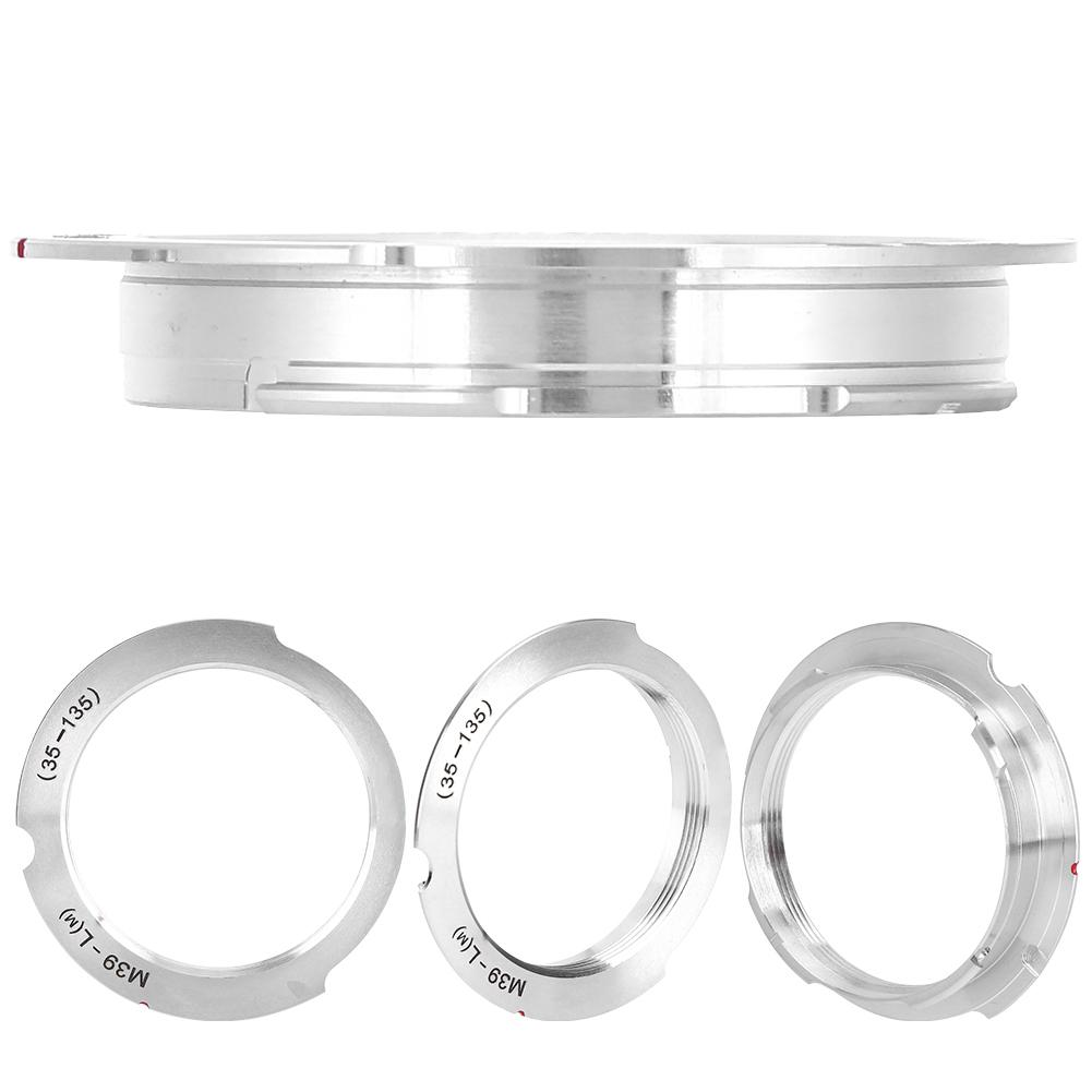 Fikaz M39‑L(M) Lens Adapter Ring for M39 Mount 35mm 135mm Lenses To for Leica M Mount Camera