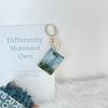 [ONLYOU] Stylish and Cute Keychain, Key Ring Charm, Ornament, Bag Charm, Simple Acrylic Mirror, Painting, Masterpiece, Illustration, Woman with a