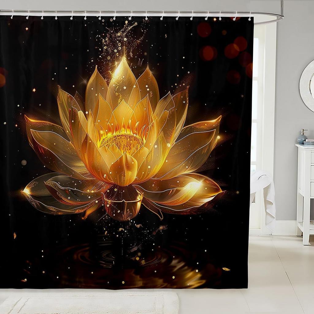 Funny Golden Retriever Shower Curtain for Bathroom Decor Kids Puppy Dog Bath Curtain Boys Girls Dachshund Bathroom Accessories