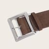 Luxury Design Suede Leather Wide Belt Maillard Styles Trouser Dress Belts  Gifts