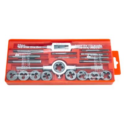 Tap and Die Thread Storage Case Set, 20-piece Set, Repair, Tap, Wrench,