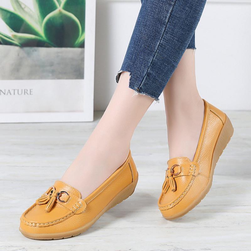 Fashion Women's Flats Comfortable Slip on Loafers Summer Breathable Hollow Out Shoes Outdoor Non Slip Walking Shoes for Women Moccasins