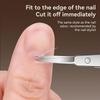 Professional Stainless Steel Precision Scissors for Eyebrows & Nose Hair - Dual-Handed, Ideal for Facial Hair Removal & Trimming