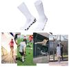 6 Pairs Outdoor Sports Running Socks Stretch Socks Athletic Football Soccer Socks Anti Slip Socks with Grips