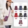 New Women's Mobile Phone Bag Three-layer Shoulder Messenger Bag Travel Daily Matching Cloth Bag Arm Bag Wrist Bag