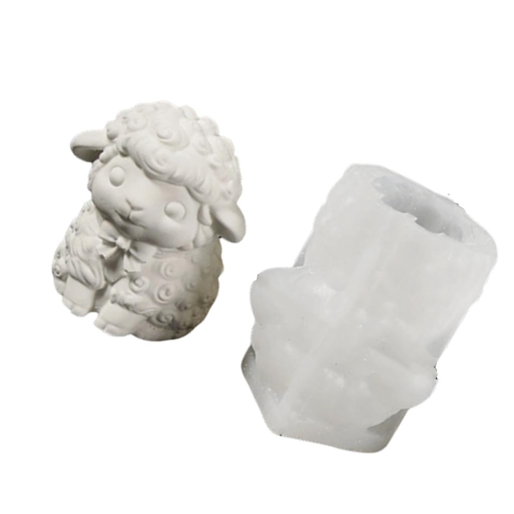 Silicone Candle Mould In Lovely Sheep Designs Ideal For Enthusiasts And Craft Lovers