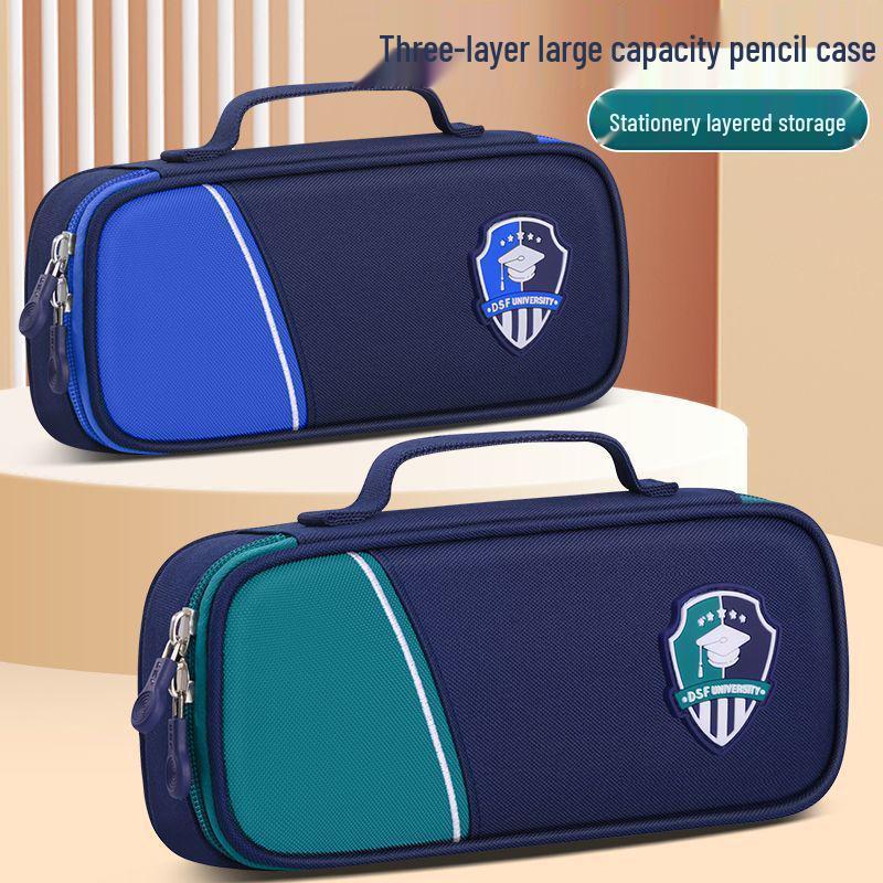 Korean Style Large Capacity Pencil Case for Students - Simple Design