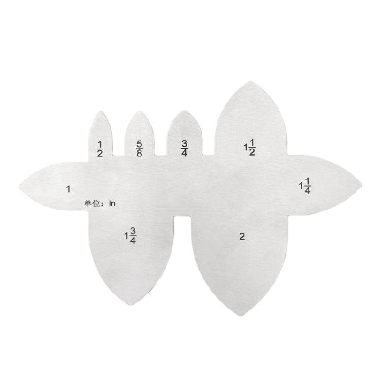High Precisions Multifunctional Scale Tool Stainless Round Hole Measuring Gauge Clear Marking Belt Measurement Instrument