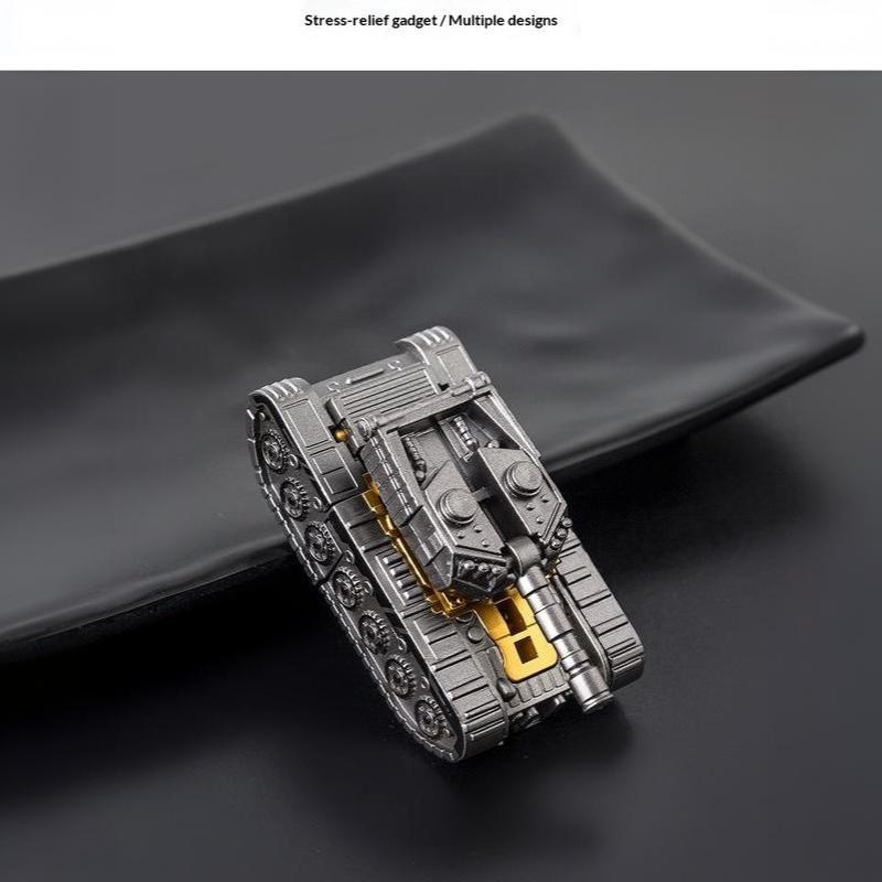 Creative Transforming Tank Gyroscope Finger Tip Gyroscope Stress Relief And Ventilation Finger Gyroscope