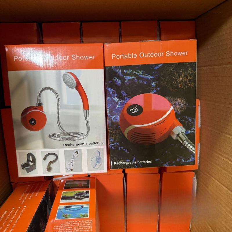 1SET Buiten Baden Artefact Veld Kamperen Slaapzaal Eenvoudige Elektrische Oplaadbare Douche Huishoudelijke Draagbare Douche