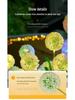 Solar Dandelion Flower Courtyard Light - Outdoor Decorative Onion Ball Atmosphere Lamp