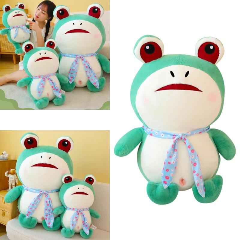 Neues Tai Xiang Plüschfroschspielzeug mit lustigen Ausdrücken - Nachtmarktgeschenk für junge Erwachsene