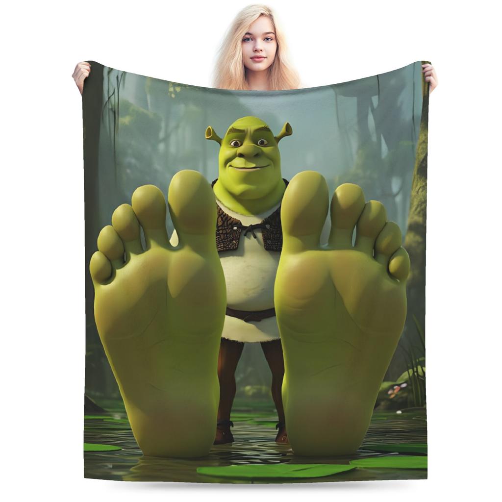 Film and Animation Patterns Flannel Printed Blanket Suitable for All Seasons Suitable for Living Room Office Sofa and Travel