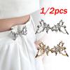 1/2pcs New Butterfly Waist Buckle Fashionable and Simple Waist Accessory Detachable Non Stitching Button