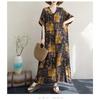 Ladies' Loose Artistic Beach Dress Retro Long Robe