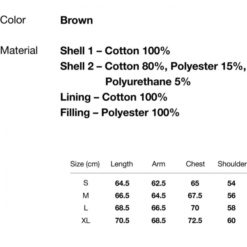 Thisisneverthat Overdyed Hooded Jacket Brown