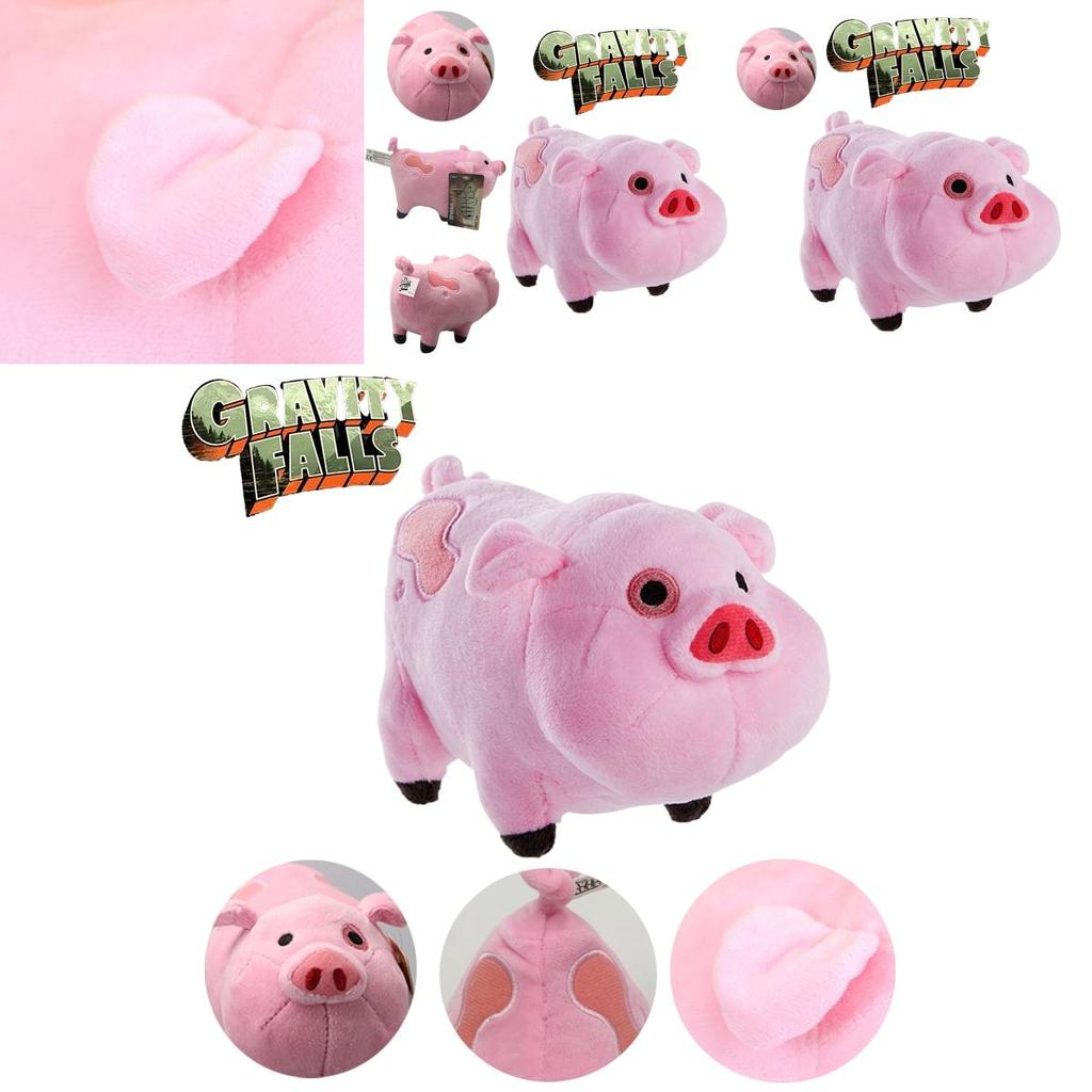 Gravity Falls Waddles Piggy Plush Toy Stuffed Animal Doll Kids Xmas Gift Decors