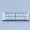 Mini Wireless Folding Keyboard Slim Design Lightweight Bluetooth Keyboard Rechargeable Universal Foldable Keyboard Tablet