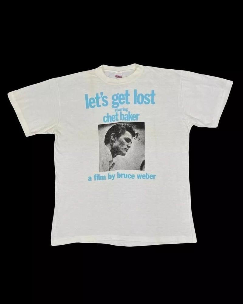 Винтажная футболка Let s Get Lost 1988 от Брюса Вебера Винтажная футболка из фильма Унисекс XXXL