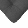 Seat Cushions 4 Pcs Dark Grey 40 X 40 Cm Cord Fabric
