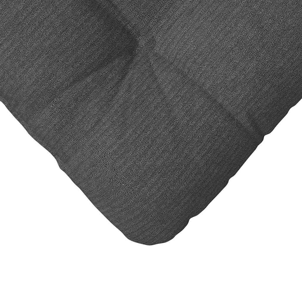 Seat Cushions 4 Pcs Dark Grey 40 X 40 Cm Cord Fabric
