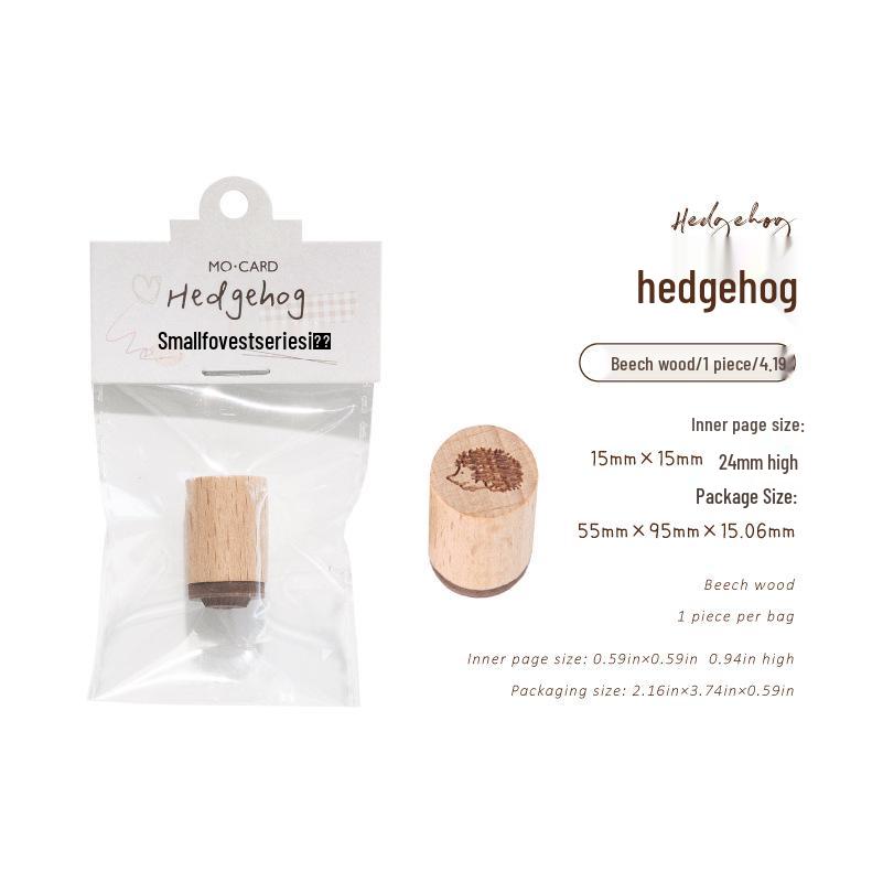 MòMò Beech Wood Little Forest Series Retro Style Versatile Journal Seals