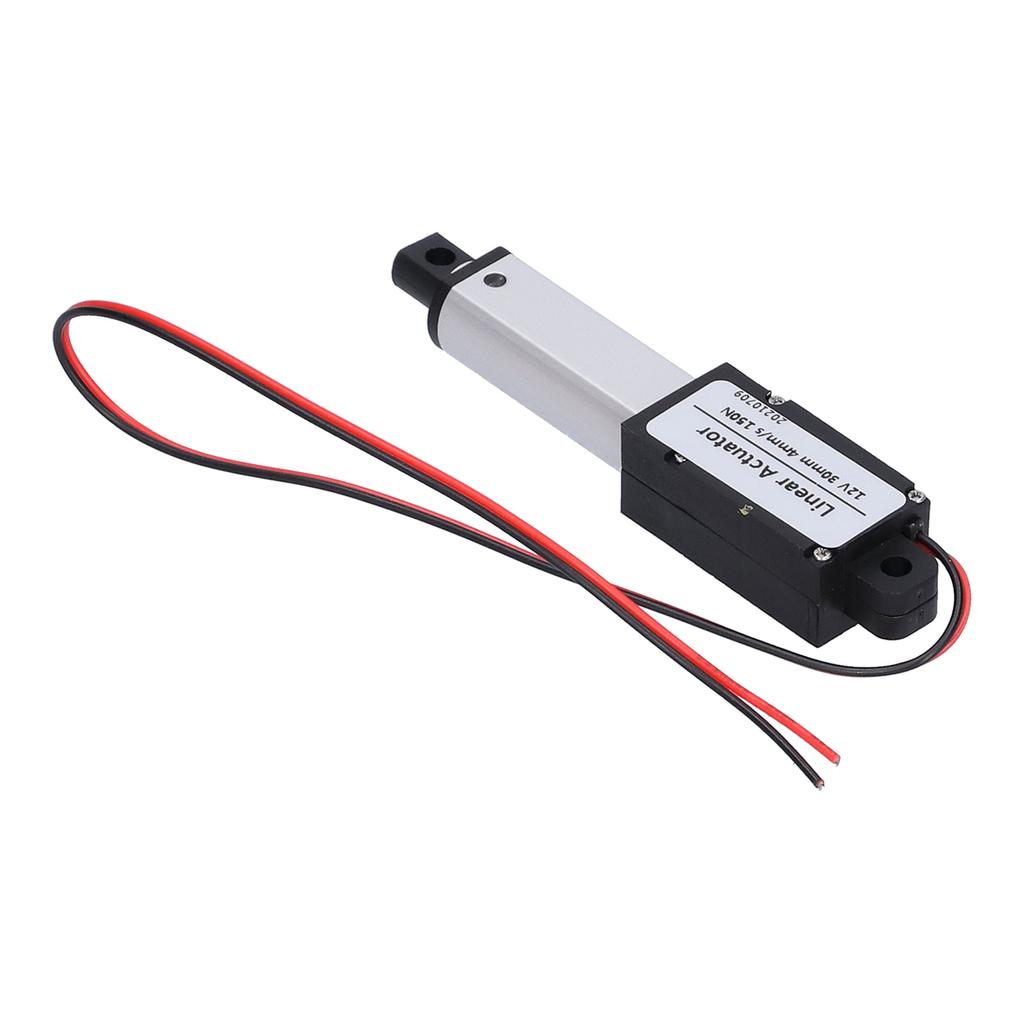 Linearantrieb 30mm DC 12V Geräuschunterdrückung Kurzschlussschutz Wasserdicht Mini Elektrischer Linearantrieb