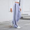 European and American Women's Autumn and Winter Loose Straight Wide-leg Pants with Tie Casual Sweatpants Trousers