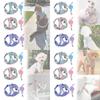 Klassische Colorblock-Haustierleine mit doppellagigem Netzstoff für Katzen und zum Verschenken