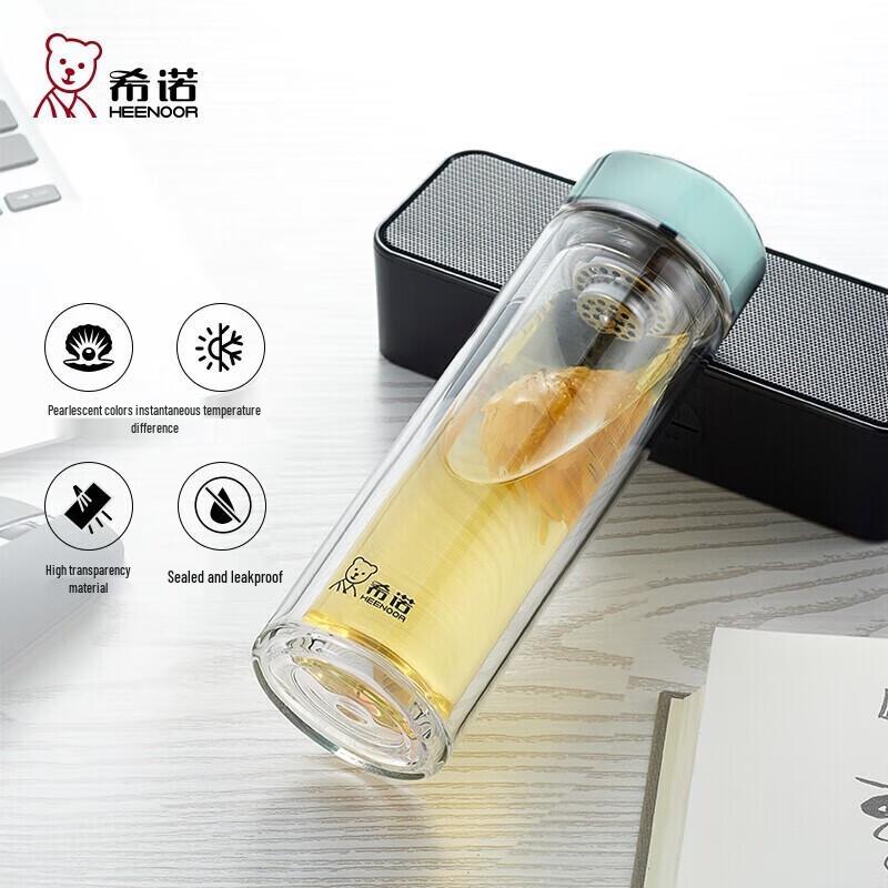 HEENOOR Mirror Lid Portable Tea Brewing Cup