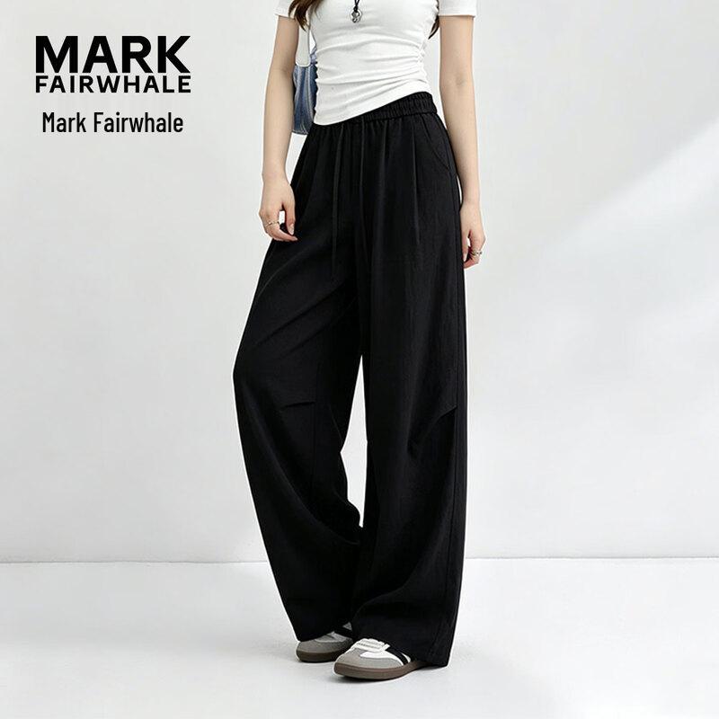 

Mark Fairwhale Women s Lyocell Wide-Leg Casual Pants M
