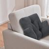 Ergonomic Back Support Pillow Sofa Chair Lumbar Cushion Memory Foam Alternative Adjustable Height Comfort Pad