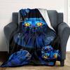1pc Hunter X Kopo group - Themed Flannel Blanket - Suitable for Bed, Home Decor, Graduation Gifts, Easter, Back to School, ChristmasA69